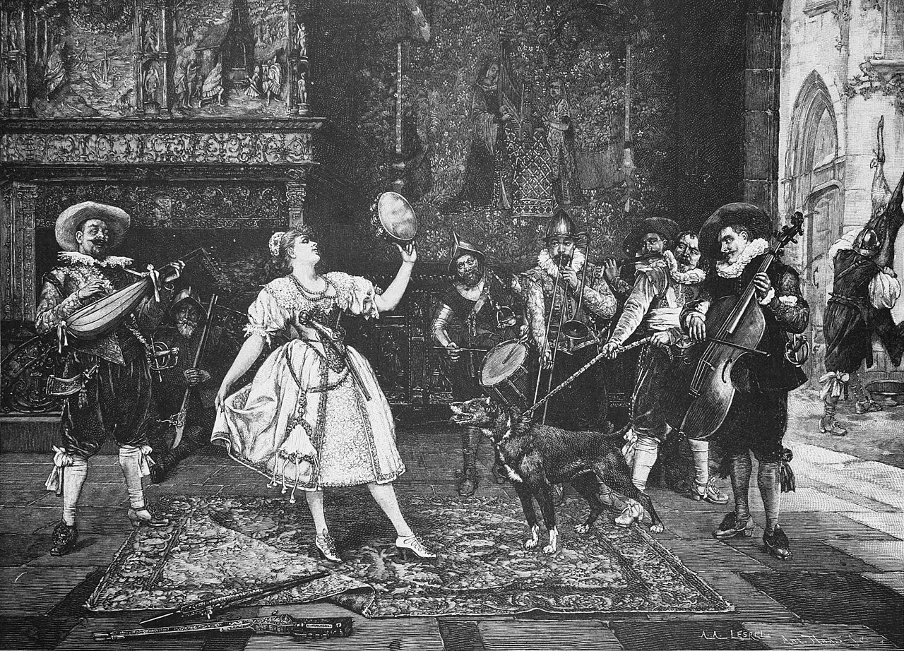 Lustiges Volk. Nach einem Gemälde